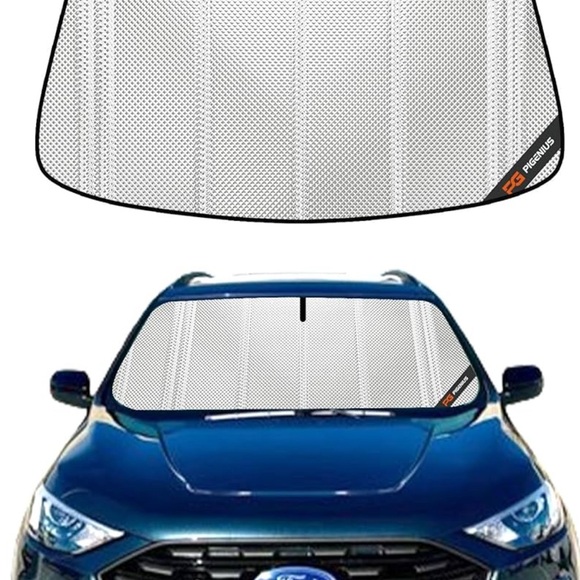 Windshield Sun Shade for Ford Edge 2015-2024. Full Coverage - Picture 1 of 5
